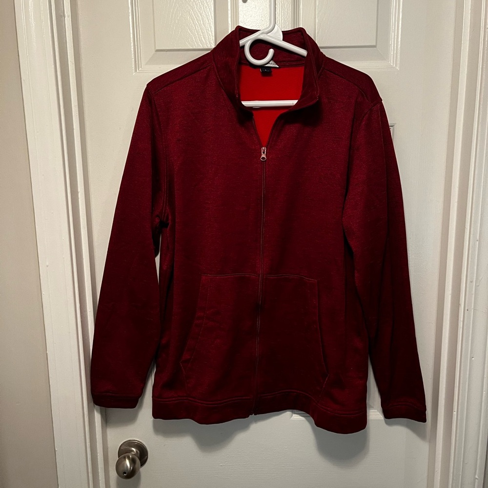 Red Full-Zip Jacket